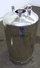 Used- 25 Gallon Stainless Steel Alloy Products Pressure Tank