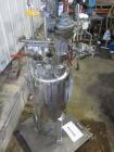 Used Alloy Products 316 vessel on platform with wheels. 130 psi @ 150 F, s#10084-001, B # 1662  with pupescentric drive