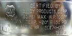 Used 5 Gallon Stainless Steel Alloy Products Pressure Tank