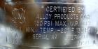 Used 5 Gallon Stainless Steel Alloy Products Pressure Tank