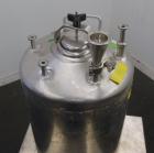 Used- 8 Gallon Stainless Steel Alloy Products Pressure Tank