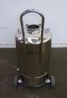 Used- 22 Gallon Stainless Steel Alloy Products Pressure Tank