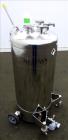 Used- 36 Gallon Stainless Steel Alloy Products Pressure Tank