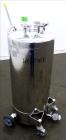 Used- 36 Gallon Stainless Steel Alloy Products Pressure Tank