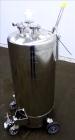 Used- 36 Gallon Stainless Steel Alloy Products Pressure Tank