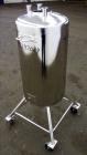 Used 36 Gallons Stainless Steel Alloy Products Pressure Tank