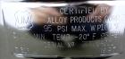 Used 36 Gallons Stainless Steel Alloy Products Pressure Tank