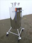 Used- 36 Gallon Stainless Steel Alloy Products Pressure Tank