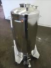 Used Alloy Products Pressure Tank, 30 Gallon, 316L Stainless Steel, Vertical. Approximate 18