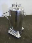 Used Alloy Products Pressure Tank, 30 Gallon, 316 Stainless Steel, Vertical. Approximate 18