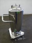 Used Alloy Products Pressure Tank, 30 Gallon, 316L Stainless Steel, Vertical. Approximate 18