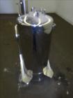 Used Alloy Products Pressure Tank, 30 Gallon, 316L Stainless Steel, Vertical. Approximate 18