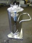 Used Alloy Products Pressure Tank, 30 Gallon, 316L Stainless Steel, Vertical. Approximate 18