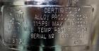 Used Alloy Products Pressure Tank, 6 Gallon, 316L Stainless Steel, Vertical. Approximate 12