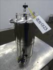 Used Alloy Products Pressure Tank, 2 Gallon, 316 Stainless Steel, Vertical. Approximate 9