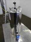 Used Alloy Products Pressure Tank, 2 Gallon, 316 Stainless Steel, Vertical. Approximate 9