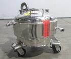 Buy Used 316L Stainless Steel Product Can – 8.7 Gallon Jacketed Tank on Casters
