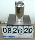 USED: Alloy Products pharmaceutical-hygienic portable pressure tank, 4 gallons, 304 stainless steel, vertical. 9