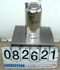 USED: Alloy Products pharmaceutical-hygienic portable pressure tank, 4 gallons, 304 stainless steel, vertical. 9