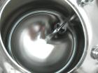 USED: Alloy Products pharmaceutical-hygienic portable pressure tank, 6 gallons, 304 stainless steel, vertical. 12