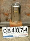 USED: Alloy Products pressure tank, 8 gallon, 316 stainless steel, vertical. 12