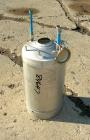 USED: Alloy Products pressure tank, 8 gallon, 304 stainless steel, vertical. 12