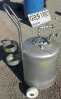 Used Alloy Products Pressure Tank, 20 Gallon, 316L Stainless Steel, Vertical. 18
