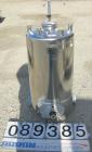 USED: Alloy Products pressure tank, 25 gallon, 316 stainless steel, vertical. 18