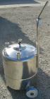 USED: Alloy Products pressure tank, 13 gallon, 316 stainless steel, vertical. 18