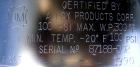 USED: Alloy Products pressure tank, 13 gallon, 316 stainless steel, vertical. 18
