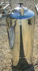 USED: Alloy Products pressure tank, 13 gallon, 316 stainless steel, vertical. 12