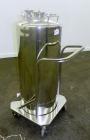 Used Alloy Products Pressure Tank, 36.99 Gallon (140 Liter), 316L Stainless Steel, Vertical.17.74’’ Diameter x 29