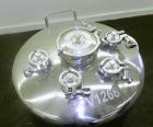 Used Alloy Products Pressure Tank, 36.99 Gallon (140 Liter), 316L Stainless Steel, Vertical. 17.74’’ Diameter x 29