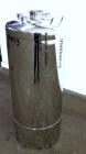 Used Alloy Products Pressure Tank, 33 Gallon, 316L Stainless Steel, Vertical. 17.71” Diameter x 29” straight side. Dished top and bottom. Internal rated Full Vacuum to 85 psi at -20 to 350 degrees F....