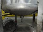 Used Alpha Stainless Tank, Approximate 250 Gallon, Stainless Steel, Vertical. Approximate 36