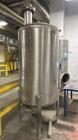 Used- Alpha Stainless Tank, Approximate 250 Gallon, Stainless Steel, Vertical. Approximate 36