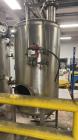 Used Alpha Stainless Tank, Approximate 250 Gallon, Stainless Steel, Vertical. Approximate 36