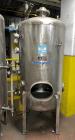 Used Alpha Stainless Tank, Approximate 250 Gallon, Stainless Steel, Vertical. Approximate 36