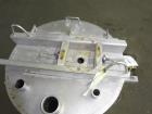 Used Apache Stainless Equipment Tank, 60 Gallon, 304 Stainless Steel, Vertical.