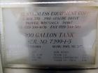 200 Gallon Stainless Steel Apache Stainless Equipment Square Gravity Filter Tank