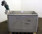 202 Gallon Stainless Steel Apache Stainless Equipment Square Gravity Filter Tank