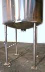 Used B&G Machine Pressure Tank, 198 Gallon (750 Liter), 316L Stainless Steel, Vertical. 48’’ Diameter x 20’’ straight side, dished top and bottom. Internal rated Full Vacuum & 30 psi at 270 degrees F...