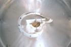 Used B&G Machine Pressure Tank, 198 Gallon (750 Liter), 316L Stainless Steel, Vertical. 48’’ Diameter x 20’’ straight side, dished top and bottom. Internal rated Full Vacuum & 30 psi at 270 degrees F...