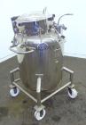 Used B&G Machine Pressure Tank, 55 Gallon (208.14 Liter), 316 Stainless Steel, Vertical. Approximate 26
