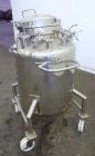 Used B&G Machine Pressure Tank, 55 Gallon (208.14 Liter), 316 Stainless Steel, Vertical. Approximate 26