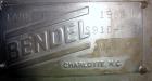Used Bendel Tank, Approximate 250 Gallon, 304L Stainless Steel, Vertical.
