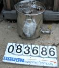 USED: Bolz Tank, 20 gallon, 304 stainless steel, vertical. 17-3/4