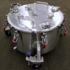 Used Bulling Metal Works Tank, 40 Gallon, 316L Stainless Steel, Vertical. 28