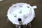 Used Bulling Metal Works Tank, 40 Gallon, 316L Stainless Steel, Vertical. 28