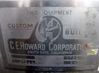 Used C.E. Howard Tank, 335 Gallon, 304 Stainless Steel, Vertical. 48